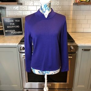 Pendleton | Purple Silk Blend Sweater